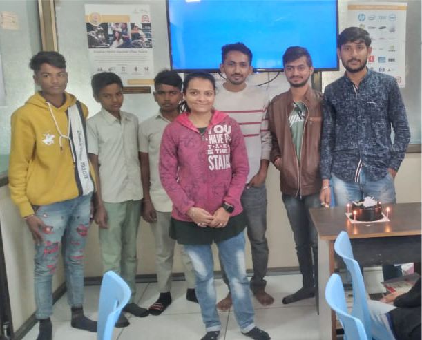 Birthday Celebration of PMKVY Student | Rebirth Education and Research Foundation